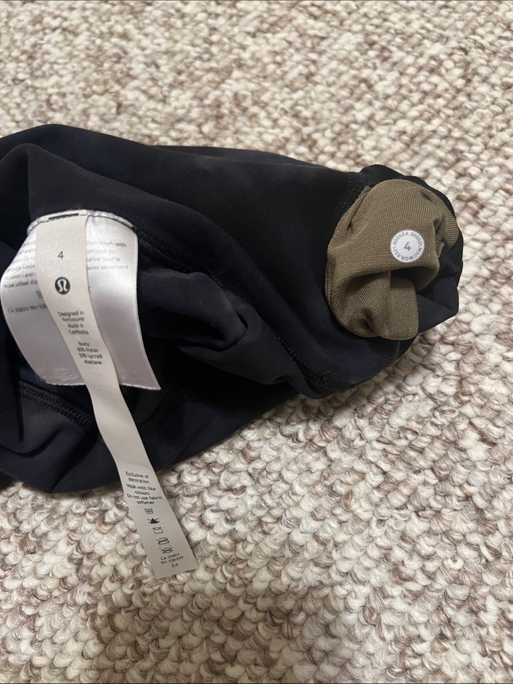 lululemon athletica align Faded Olive Tie-Dye High-Rise Leggings - 28” - Picture 8 of 9